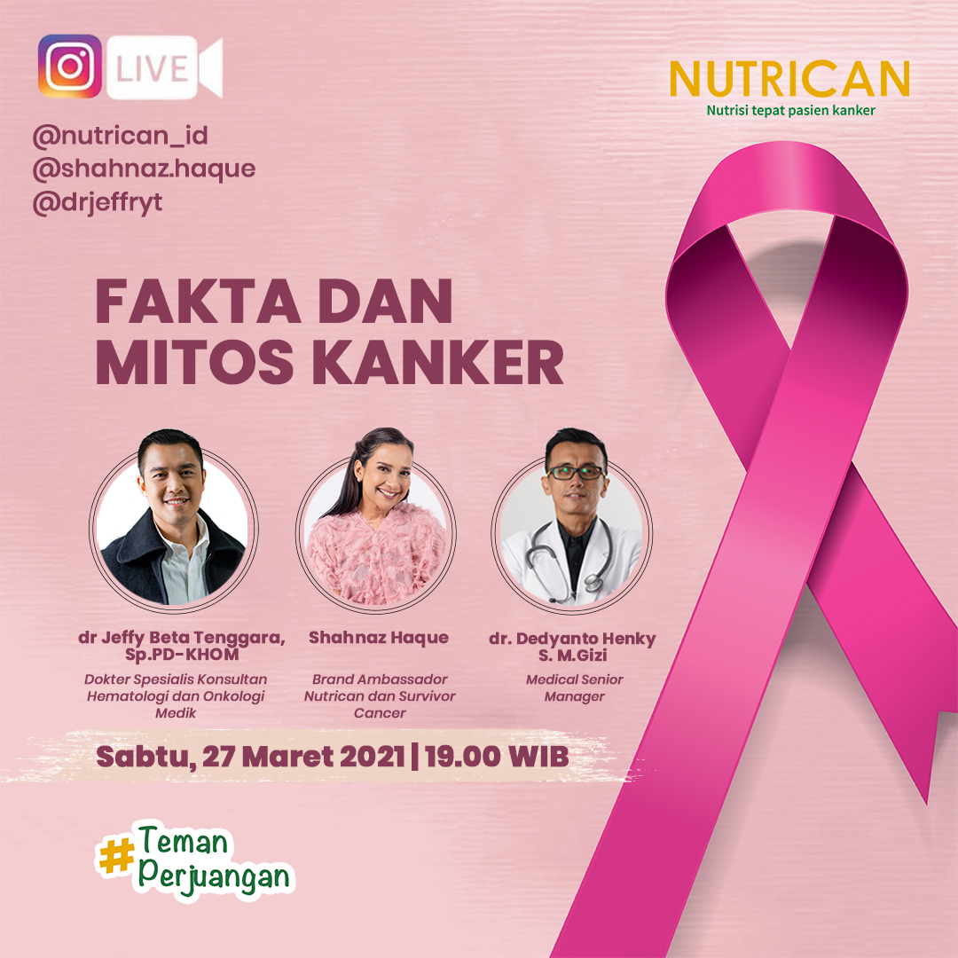 Live IG “ Fakta dan Mitos Kanker“
